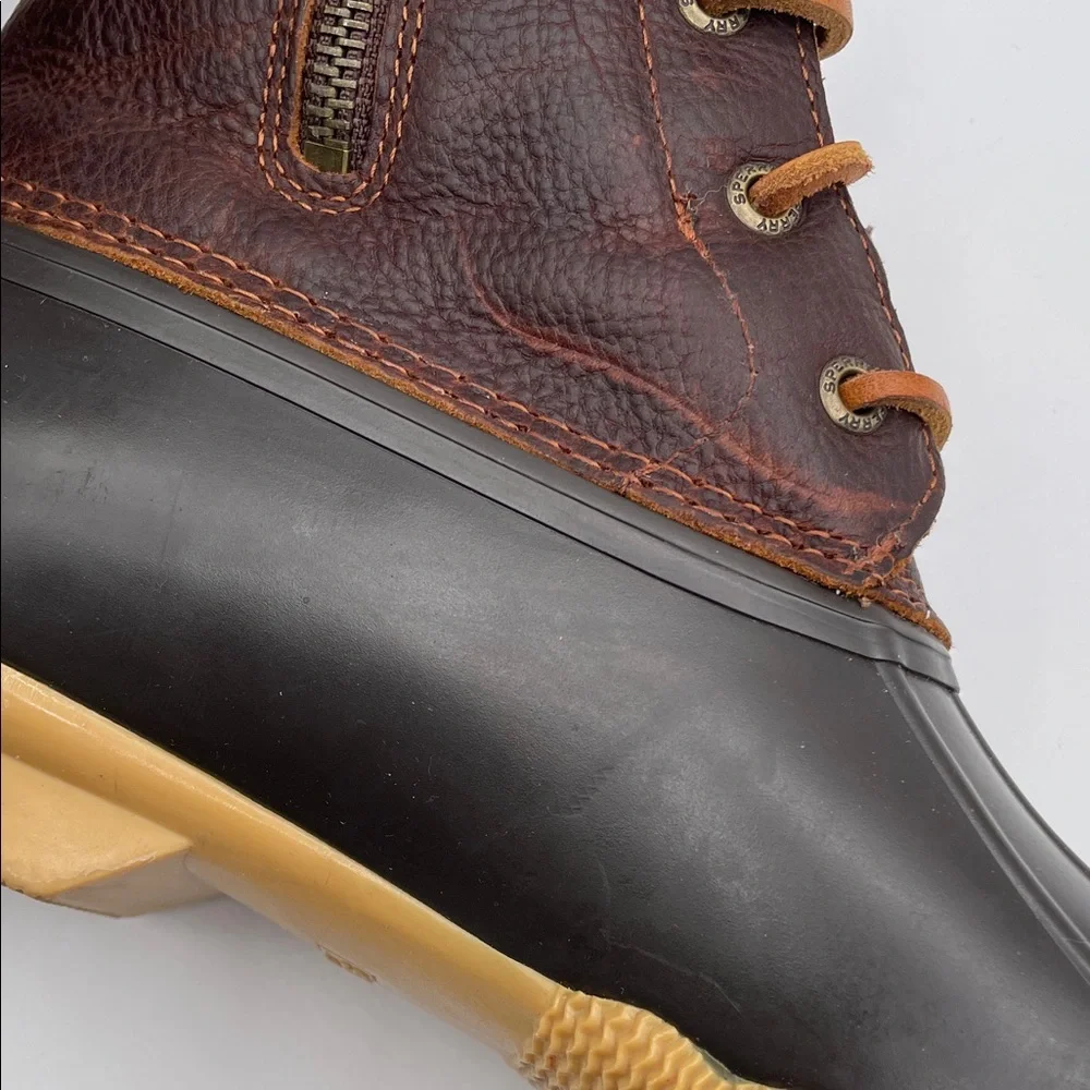 Sperry Women’s Waterproof Duck Boots Size 8 Dark Brown - Picture 11 of 16